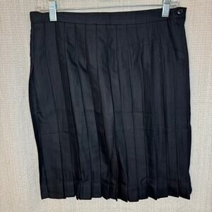 Lands' End NWOT girls black skirt size 14